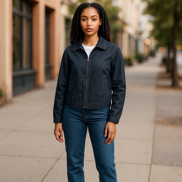Anthropologie Jean Jacket Size M - Picture 5 of 5